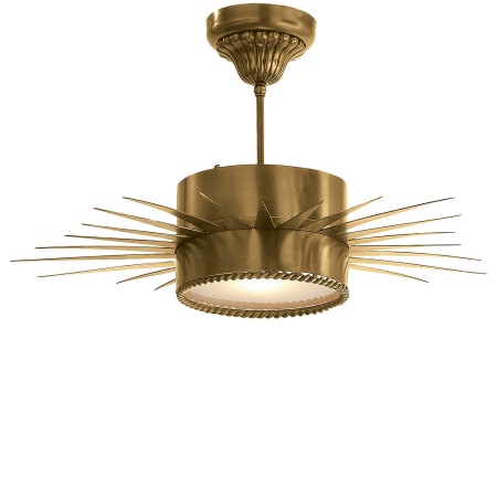 comfort visual soleil brass rubbed antique hand indoor lighting