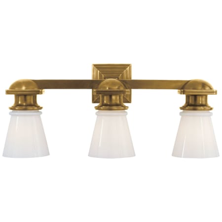 A large image of the Visual Comfort SL2153WG Hand Rubbed Antique Brass