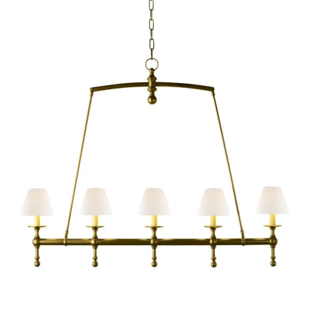 A large image of the Visual Comfort SL 5811-L Hand-Rubbed Antique Brass