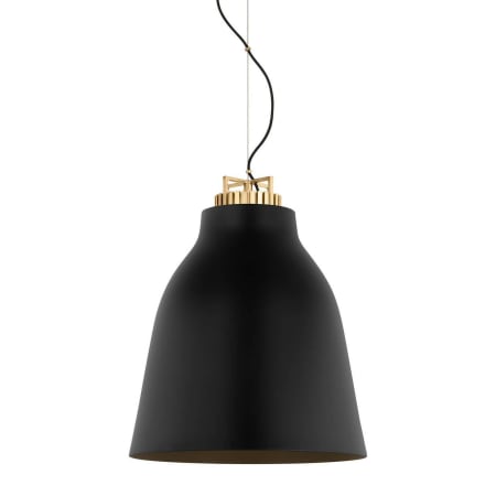 A large image of the Visual Comfort SLPD29927 Natural Brass / Black