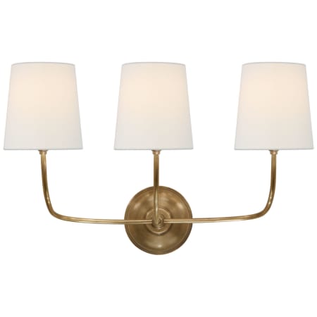 A large image of the Visual Comfort TOB 2009-L Hand-Rubbed Antique Brass