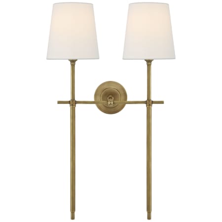 A large image of the Visual Comfort TOB 2025-L Hand-Rubbed Antique Brass