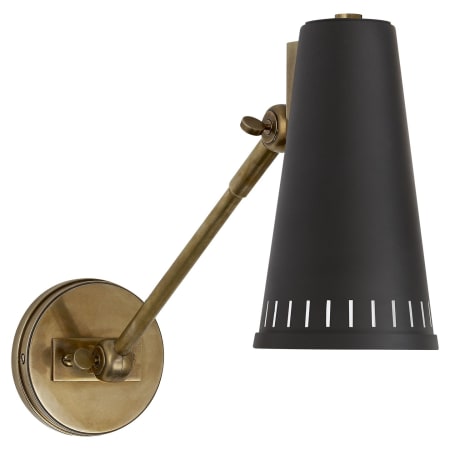 A large image of the Visual Comfort TOB2065BLK Hand Rubbed Antique Brass