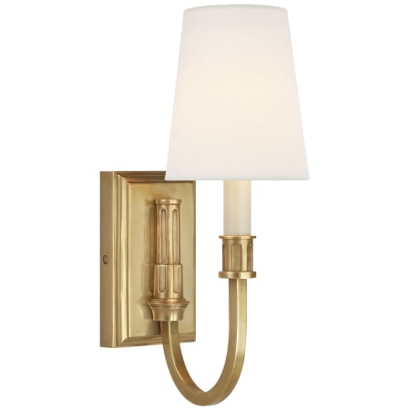 A large image of the Visual Comfort TOB 2327-L Hand-Rubbed Antique Brass