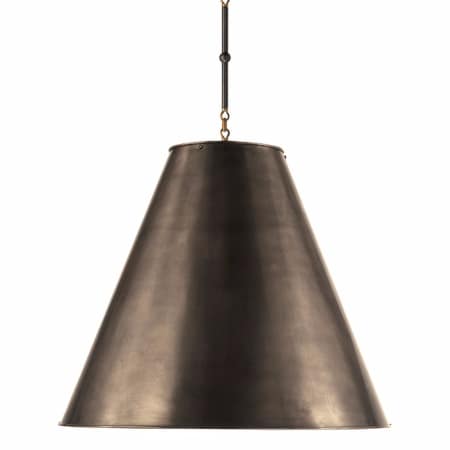 A large image of the Visual Comfort TOB5014BZ Bronze with Antique Brass