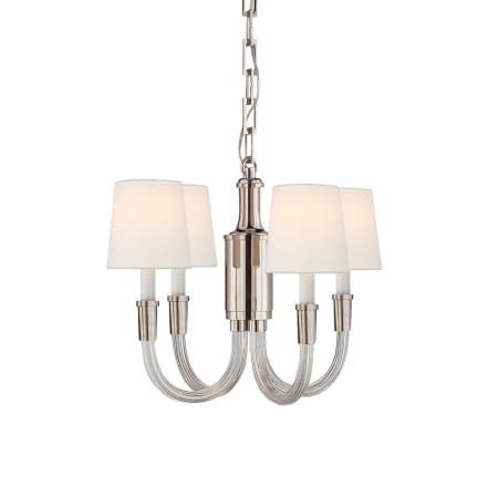 A large image of the Visual Comfort TOB 5031-L Crystal / Polished Nickel