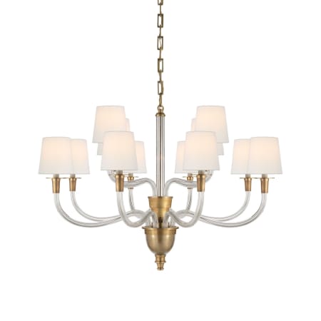 A large image of the Visual Comfort TOB 5033-L Hand-Rubbed Antique Brass