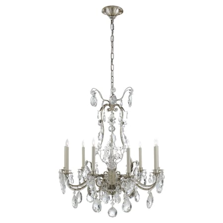 A large image of the Visual Comfort TOB5470 Burnished Silver Leaf