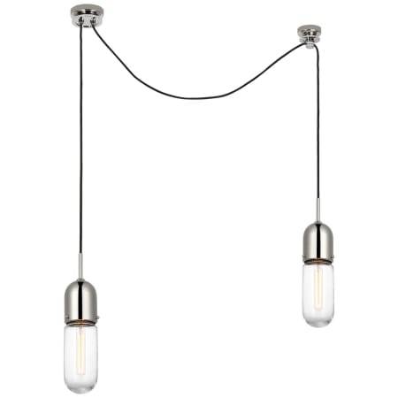 A large image of the Visual Comfort TOB 5645-CG-2 Polished Nickel