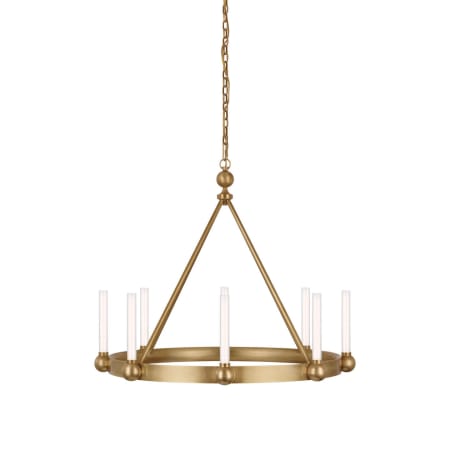A large image of the Visual Comfort TOB 5775-WG Hand-Rubbed Antique Brass