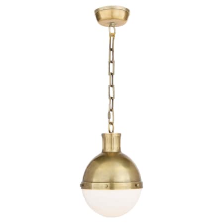 A large image of the Visual Comfort TOB5062WG Hand-Rubbed Antique Brass