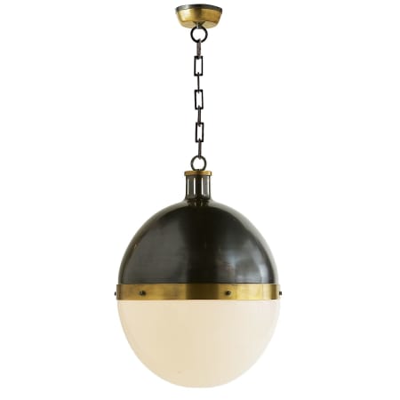 A large image of the Visual Comfort TOB5064WG Bronze with Antique Brass