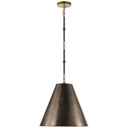 A large image of the Visual Comfort TOB5090BZ Bronze with Antique Brass