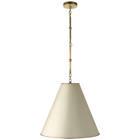 A large image of the Visual Comfort TOB5091AW Hand Rubbed Antique Brass