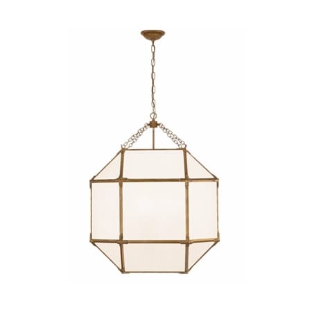 A large image of the Visual Comfort SK 5010WG Gilded Iron / White Glass