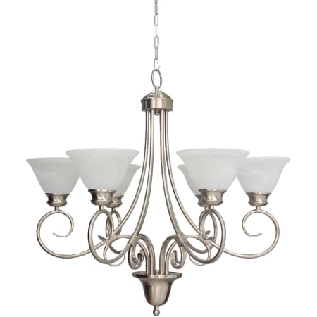 A large image of the Volume Lighting V2556 Brushed Nickel