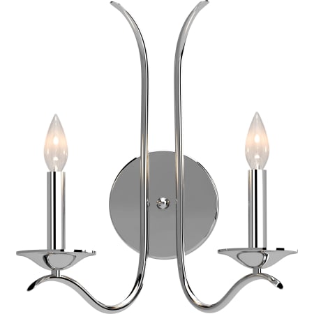 A large image of the Volume Lighting 3002 Polished Nickel