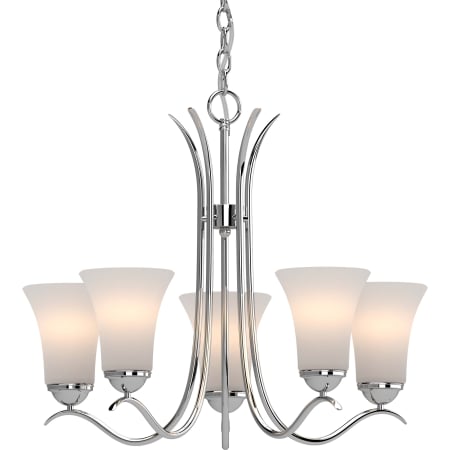 A large image of the Volume Lighting 3015 Polished Nickel