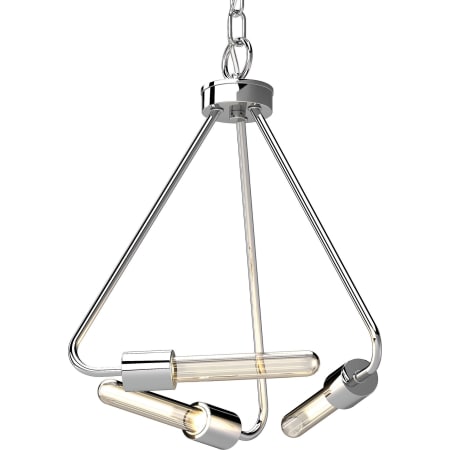 A large image of the Volume Lighting 3033 Polished Nickel