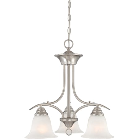 A large image of the Volume Lighting V5253 Brushed Nickel