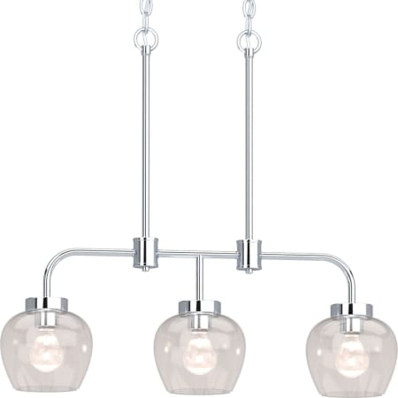 A large image of the Volume Lighting 5523 Polished Nickel