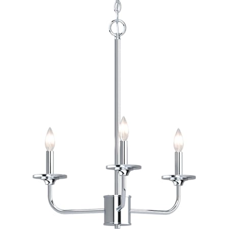 A large image of the Volume Lighting 5533 Polished Nickel