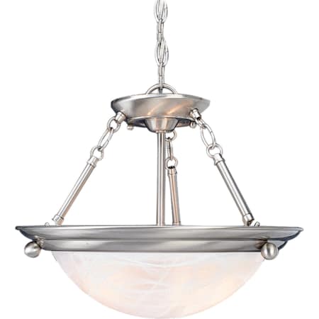 A large image of the Volume Lighting V6972 Brushed Nickel