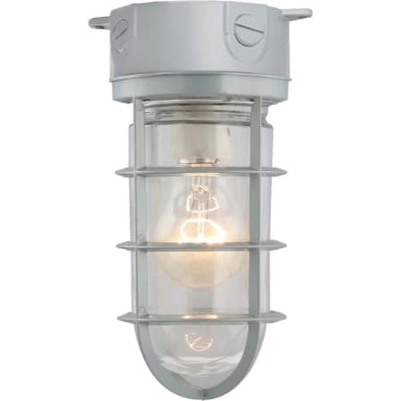 A large image of the Volume Lighting 9850 Silver Gray