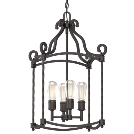 A large image of the Volume Lighting V4014 Antique Bronze