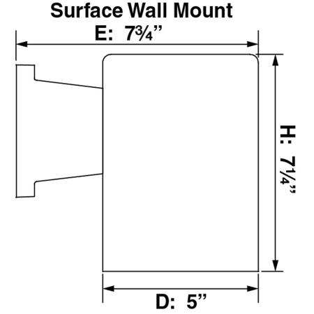 A large image of the Volume Lighting V9225 Volume Lighting V9225
