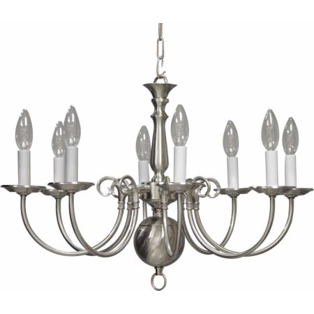 A large image of the Volume Lighting V3558 Brushed Nickel