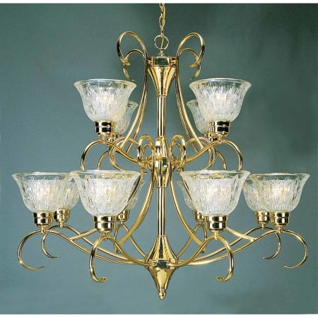 A large image of the Volume Lighting V3992 Polished Solid Brass