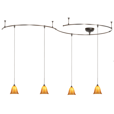 A large image of the WAC Lighting LM-K592 Amber / Bronze