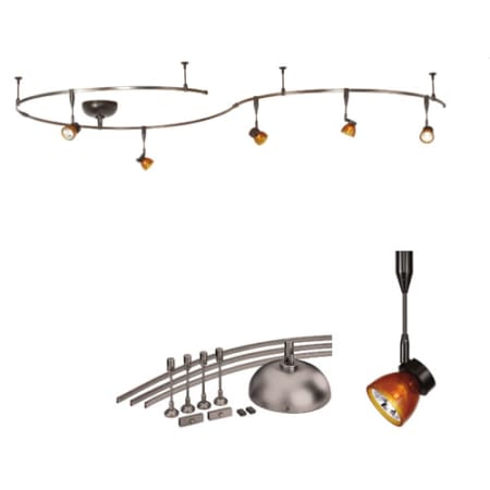 A large image of the WAC Lighting LM-K8111 Amber / Bronze