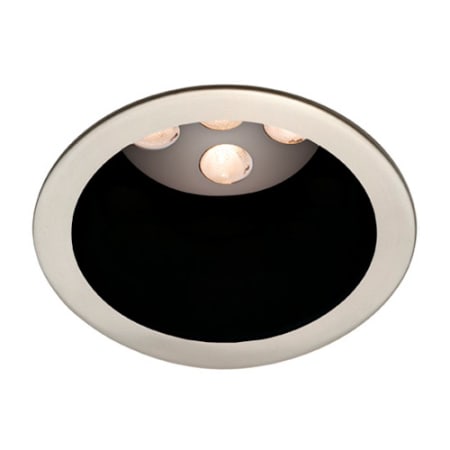 A large image of the WAC Lighting HR-LED411TL Black / Brushed Nickel