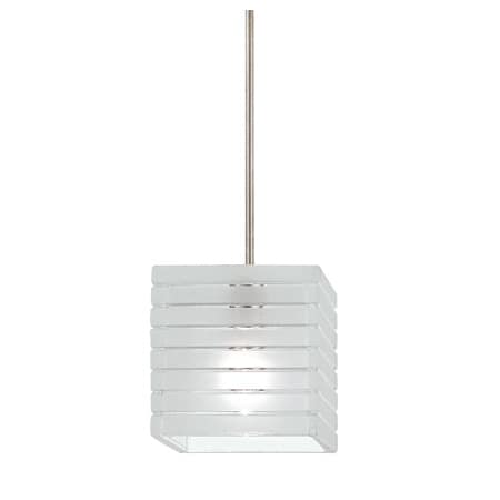 A large image of the WAC Lighting MP-914 Frosted / Brushed Nickel