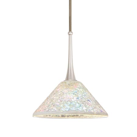 A large image of the WAC Lighting QP-LED559 Dichroic / Brushed Nickel