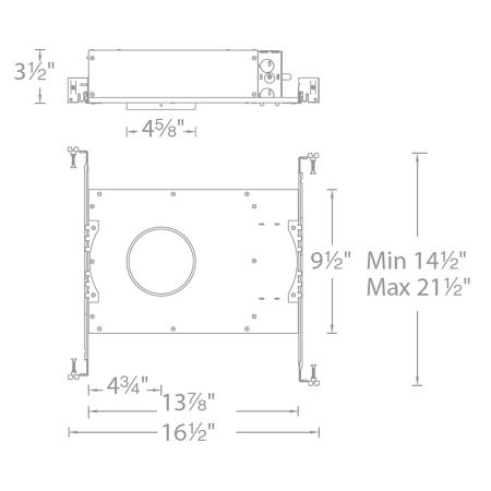 A large image of the WAC Lighting HR-3LED-H17A Alternate View