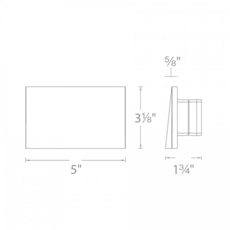 A large image of the WAC Lighting 4031 Line Drawing