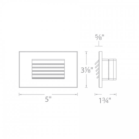 A large image of the WAC Lighting 4051-AM Line Drawing