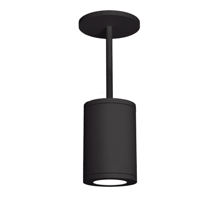 A large image of the WAC Lighting DS-PD06-F Black / 2700K / 85CRI