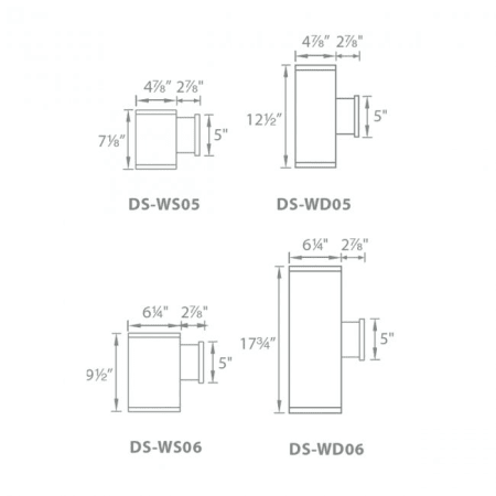 A large image of the WAC Lighting DS-WD05-U WAC Lighting DS-WD05-U
