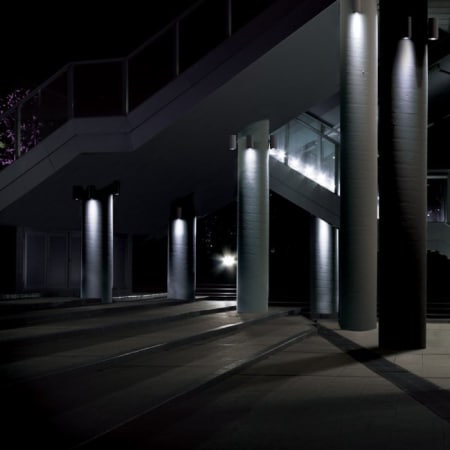 A large image of the WAC Lighting DS-WS05-FA WAC Lighting-DS-WS05-FA-Outdoor Application Photo