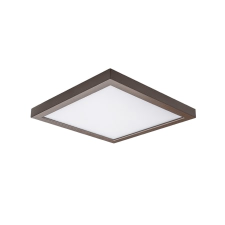 A large image of the WAC Lighting FM-05SQ-9 Bronze / 3500K