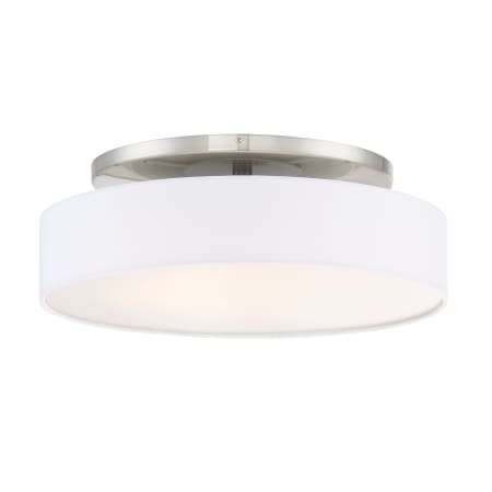 A large image of the WAC Lighting FM-13120 Brushed Nickel