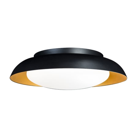 A large image of the WAC Lighting FM-49118 Black / Gold
