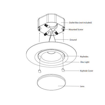 A large image of the WAC Lighting FM-616G2-930 WAC Lighting-FM-616G2-930-Exploded Parts Image