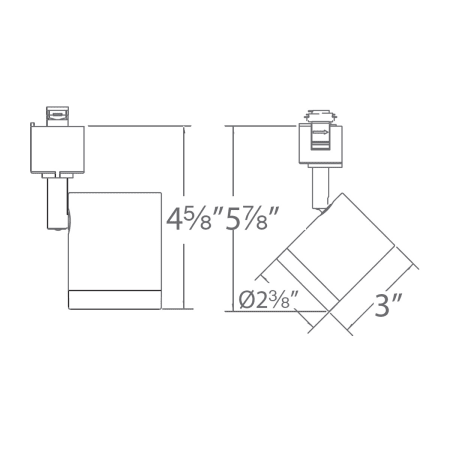 A large image of the WAC Lighting H-8010-30-12 Line Drawing