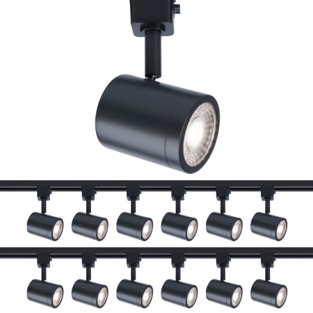 A large image of the WAC Lighting H-8010-30-12 Black