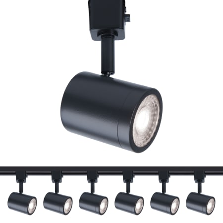 A large image of the WAC Lighting H-8010-30-6 Black